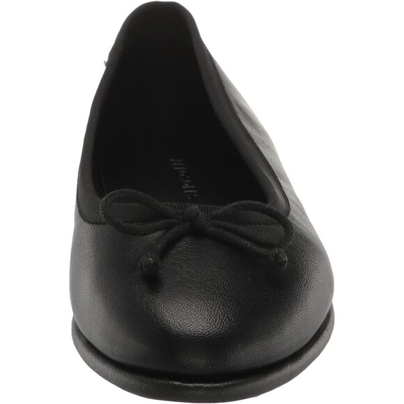 Aerosoles Womens Black Synthetic Polyurethane Closed Rounded Toe Ballet Flat - Picture 2 of 7